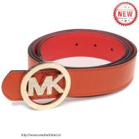 michael kors logo-medallion leer groot oranje accessoires Shop Groningen d0k8f506